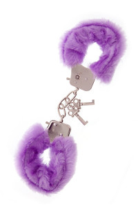 DREAM TOYS HANDCUFFS WITH PLUSH LAVENDER