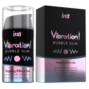 Bubble Gum Aroma Vibrating Gel 15 Ml