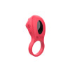 Rose Shape Vibrating Cock Ring Red
