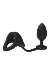  Cockstrap With Anal Plug 