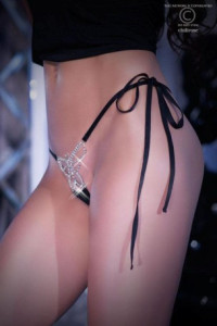 S/L Black Jewelry String onesize