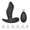 Anal Stimulator Anal Vibrator Alecia 10 Modes Vibration Silicon USB Black Mokko Toys