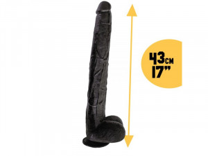 Black Baller Dildo 43 cm