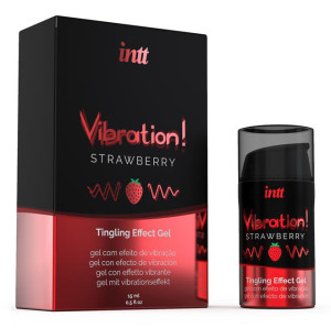 Strawberry Flavoured Vibrator Gel 15 ml