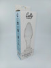 Small Anal Glass Plug No. 1, Premium Glass, Transparent, 10 cm, Guilty Toys