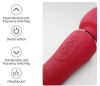 Great Wand Vibrator, 10+10 Vibration Modes, Silicone, USB, Red, 24,6 cm, Mokko Toys, Velvet Obsession