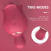 Bloom Vibrator, 18 Stimulating Modes, Silicone, USB, Red, 10.9 cm, Passion Labs