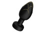 Anal Plug Led Light Vibrating Plug, Remote Control, 10 Vibration Modes, Silicone, USB, Black, 9 cm, Passion Labs