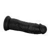 Louis Realistic Dildo with Suction Cup Liquid Silicone Black 17.1 cm Guilty Toys 