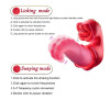 Sexy Lips Stimulator, 10 Vibration Modes, 10 Vibration Modes, 10 Rotation Modes Silicone USB Magentic 14.5 cm Passion Labs