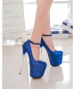 Sexy Bluey Glitter Shoes