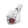 Transparent Slippers High Heels 