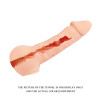 Bigger Man Masturbator Penis Extender, TPR, Natural, 21.5 cm