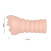 Masturbator Crazy Bull Miranda, TPR, Natural, 16.6 cm