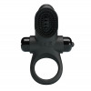 Pretty Love Penis Ring 2, 10 Vibration Modes, Silicone, Black