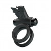 Penis Ring Pretty Love Passionate Ring IX, 10 Functions of Vibration, Silicone, Black