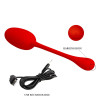  Vibrator Knucker, 12 Moduri Vibratii, Silicon, USB, Rosu