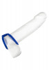 Inel de Penis Admiral Dual Cock Cage Silicon Lichid Albastru