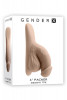 GENDER X 4INCH PACKER LIGHT FLESH