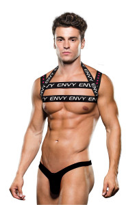 ENVY LOGO HARNESS BLACK WITE