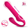 Action Strapless Strap-On Thrusting & Waving Pulse Triple Action Dildo Pink