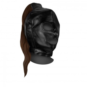 XTREME - MASK WITH BROWN PONYTAIL