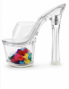 Transparent Slippers High Heels 