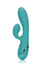 Inflatable Rabbit Vibrator - Peacock Blue 