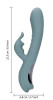 Fingering Motion Rabbit Vibrator - Weathervane Grey
