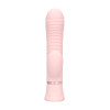 Mystique - Ribbed Rabbit Vibrator - Pink