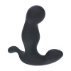 Heating and Vibrating Silicone Prostate Stimulator - Black