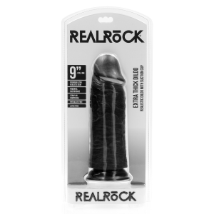Extra Thick Straight without Balls 9" / 23 cm - Black