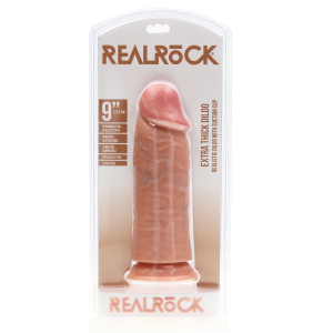 Extra Thick Straight without Balls 9" / 23 cm - Flesh