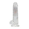 LED Vibrating Straight Cock with Balls - 6