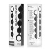 BLACK&SILVER LENNON ANAL BEADS 15CM SILICONE BLACK