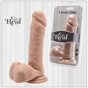 Realistico Cock 7 Balls Skin Get Real 18 cm