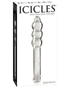 pipedream Icicles hand blown glass massager