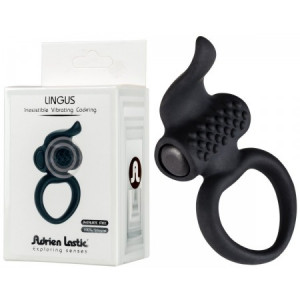 Vibrating Cock Ring Silicon Black Penis Ring
