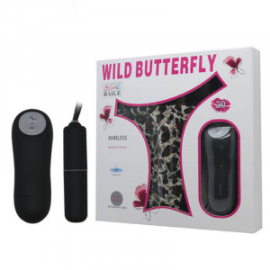 Ασύρματα με Δόνηση Wild Butterfly Panty with Bullet