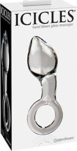 Pipedream Glass Massager Clear 14cm