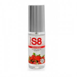 Βρώσιμο Λιπαντικό Νερού Φράουλα - S8 Flavored Waterbased Lube 50ml
