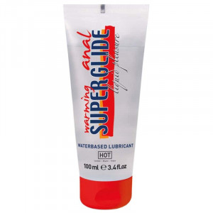 Warming Anal Superglide Waterbased Lubricant - 100 ml
