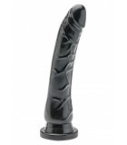 BLACK REALISTIC PENIS WITH SUCTION CUP 20"5 CM