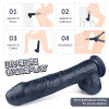 Dildo Realist Kylie Small Super Soft & Flexible Black 20 Cm Passion Labs