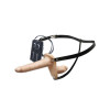 Pipedream Fetish Fantasy Series Super Penetrix Vibrating Strap On with Remote Controls 6 inch Flesh