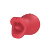 Vibrator Seductive Lips 3 in 1 Vibrating, Licking, Biting, Silicon USB Magnetic 9 cm Guilty Toys