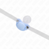 KINK - LIGHT BLUE PACIFIER SHAPED GAG 5.5 x 4 CM ADJUSTABLE 43-60 CM