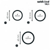 ADDICTED TOYS - SET OF SILICONE RINGS MODEL 2