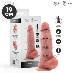 MR INTENSE - SMALL SPENCER SILICONE DILDO 19 CM - 4.5 CM