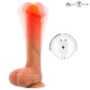 MR INTENSE - BRADLEY SILICONE VIBRATING DILDO WITH HEAT EFFECT AND REMOTE CONTROL 21 CM - 4.2 CM